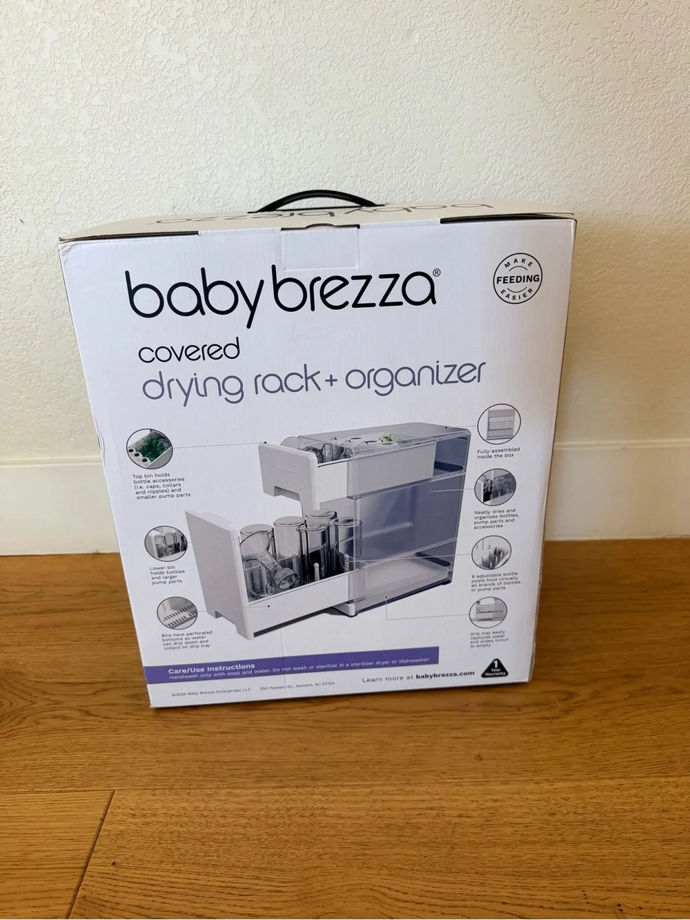Baby Brezza drying rack and organizer